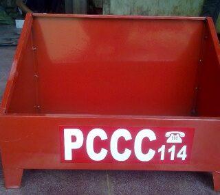 Kệ đôi đựng bình chữa cháy