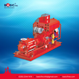 MÁY BƠM CHỮA CHÁY  ĐỘNG CƠ DẦU DIESEL MODEL DD-BPD-DE160-200D43S3