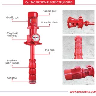 MÁY BƠM TUABIN ( TURBINE ) TRỤC ĐỨNG 100BVTP-BME37.2